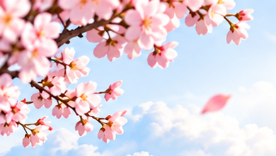 Sakura cherry blossoms